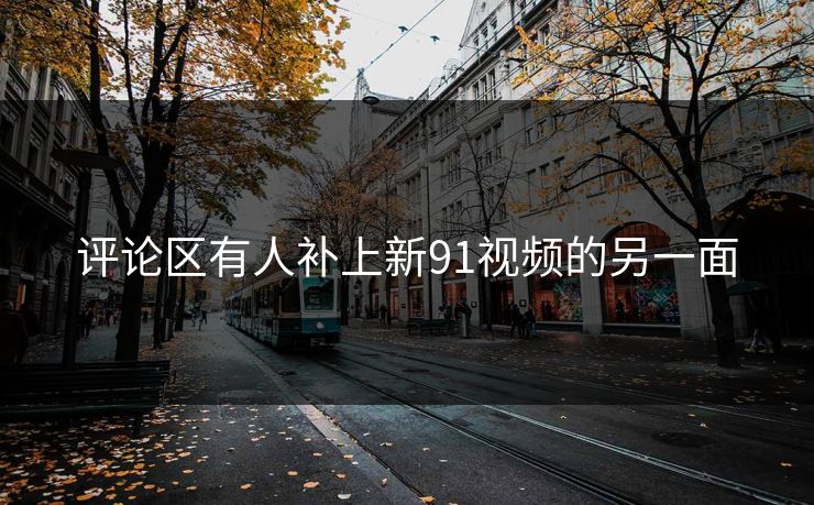 评论区有人补上新91视频的另一面